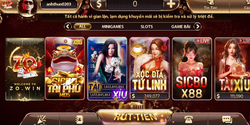 ZOWIN Dẫn Đầu Châu Á 2025 Về Cá Cược Thể Thao Và Giải Trí 2 Khám phá hệ thống giải trí tại ZOWIN