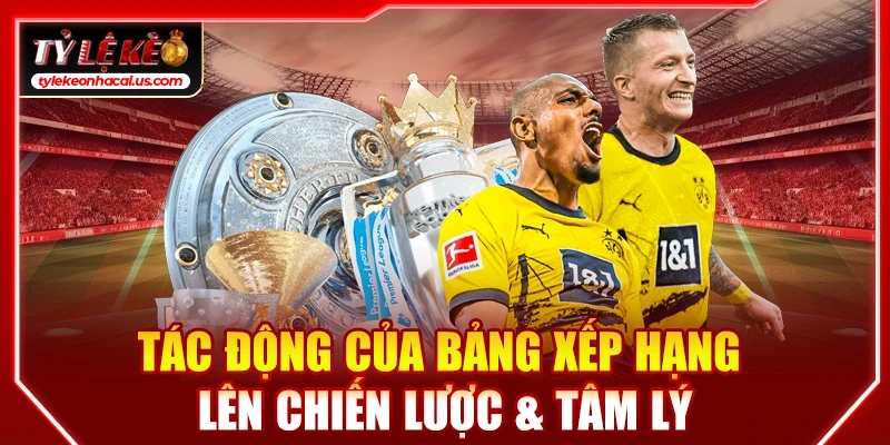 Bảng Xếp Hạng Bóng Đá, BXH Cập Nhật Chi Tiết 24/7 37 Tác động của bảng xếp hạng lên chiến lược & tâm lý